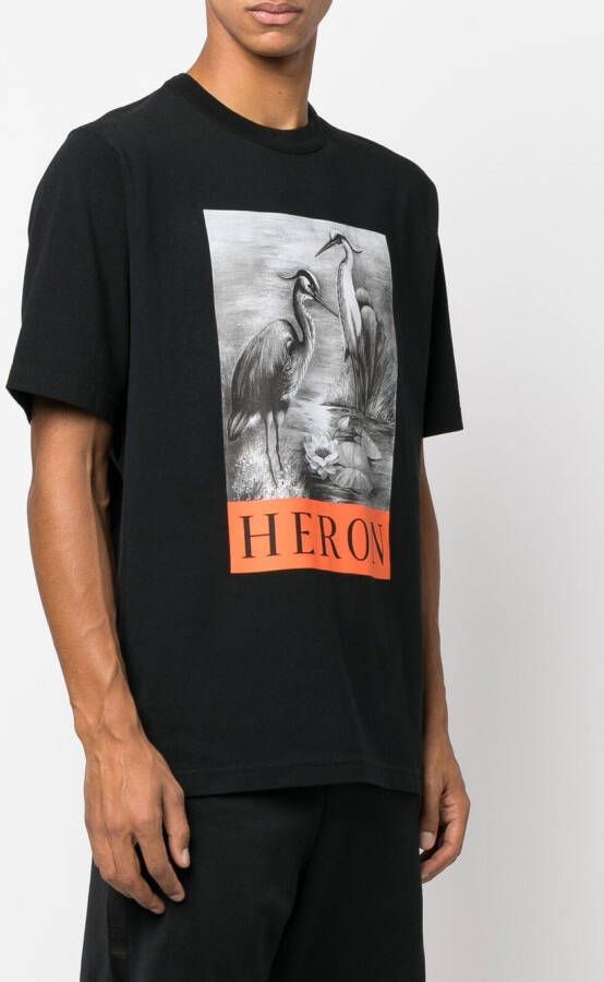 Heron Preston T-shirt met grafische print Zwart