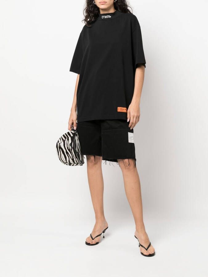 Heron Preston T-shirt met logopatch Zwart