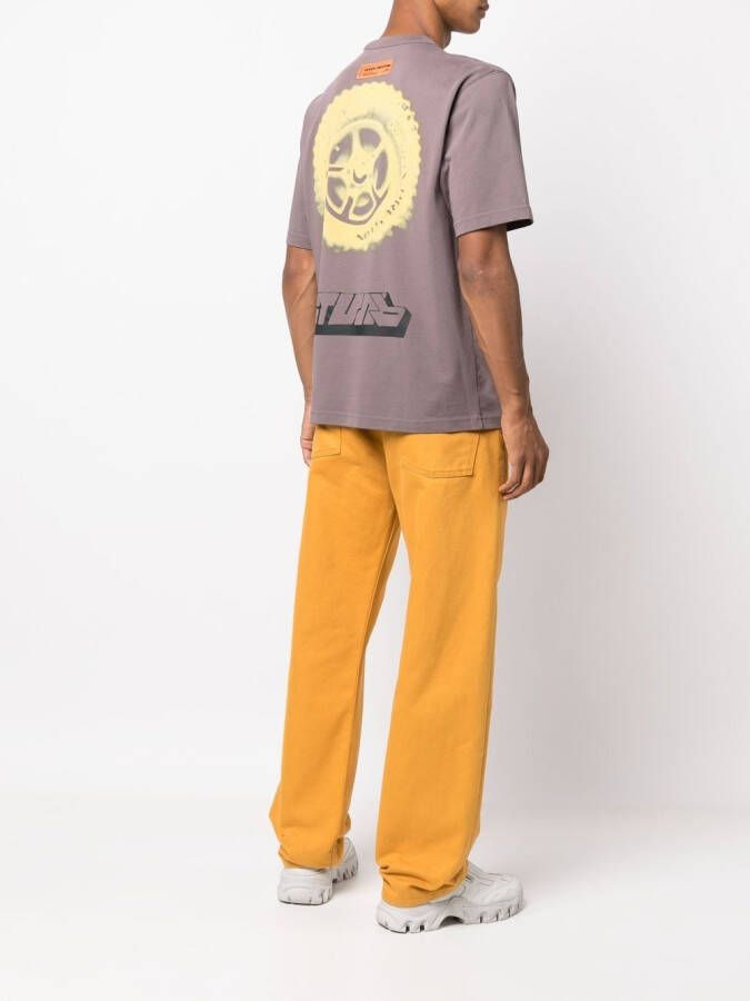 Heron Preston T-shirt met logoprint Grijs