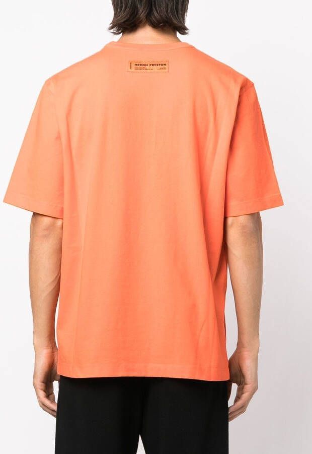 Heron Preston T-shirt met logoprint Oranje