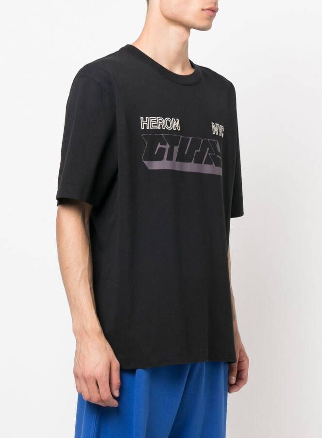 Heron Preston T-shirt met print Zwart