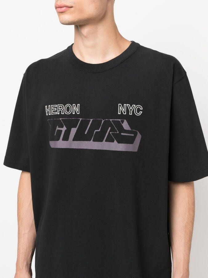 Heron Preston T-shirt met print Zwart
