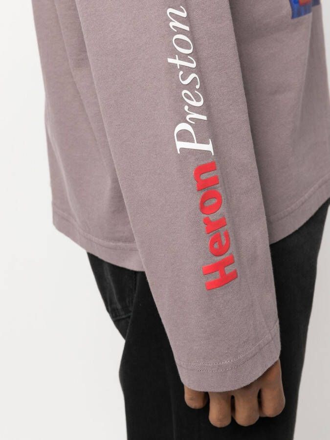 Heron Preston Top met logoprint Grijs
