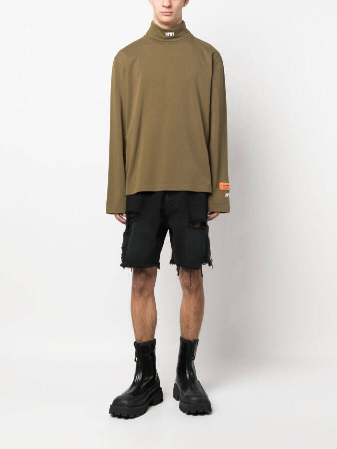 Heron Preston Top met logoprint Groen