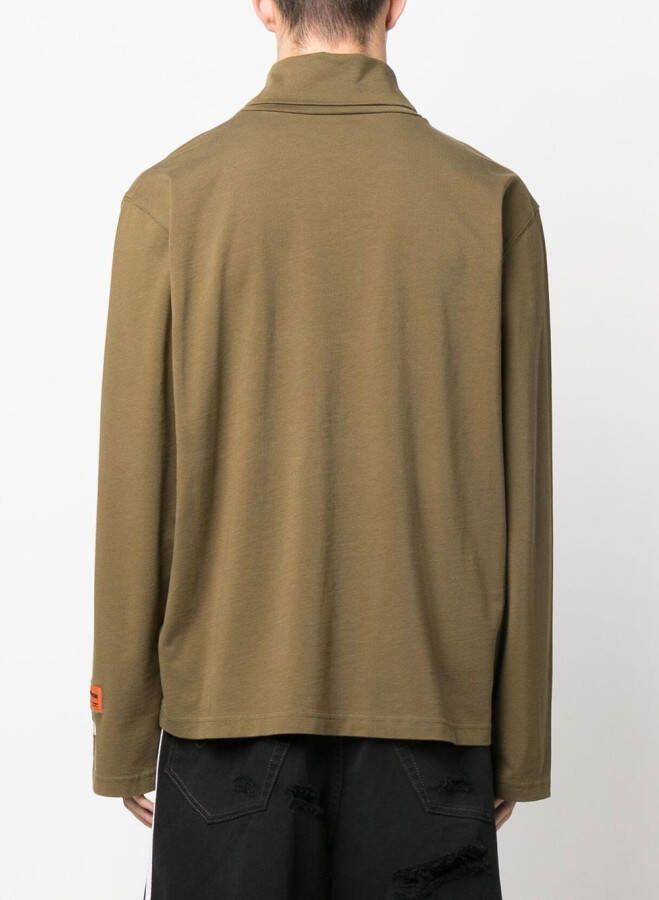 Heron Preston Top met logoprint Groen