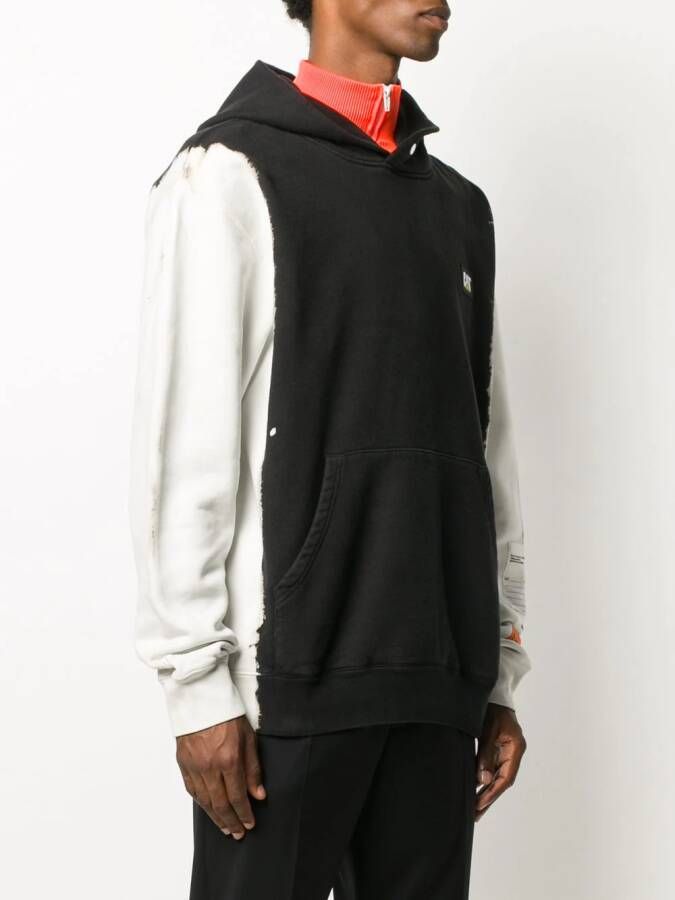Heron Preston x Caterpillar hoodie Zwart