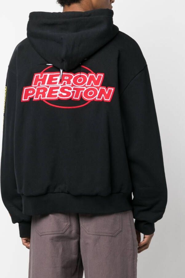 Heron Preston Hoodie met logoprint Zwart
