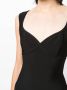 Herve L. Leroux Midi-jurk met sweetheart hals Zwart - Thumbnail 5