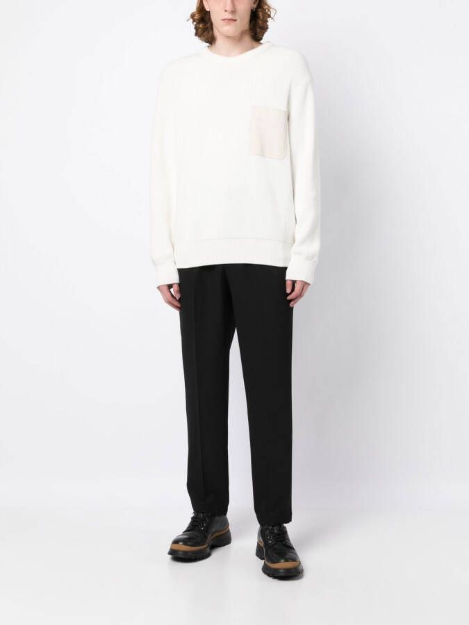 Hevo Broek met toelopende pijpen Zwart