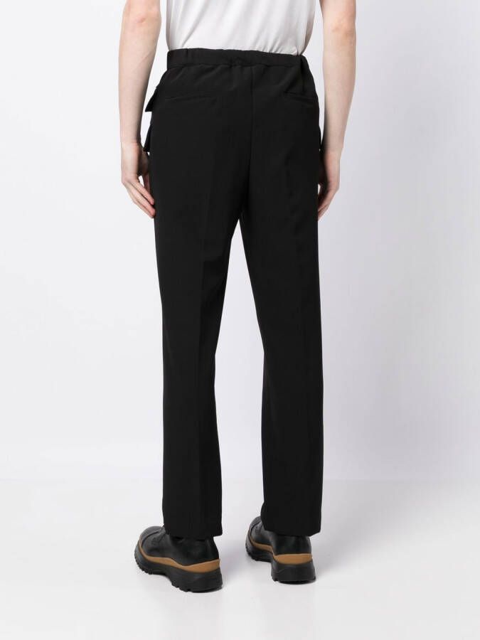 Hevo Broek met toelopende pijpen Zwart