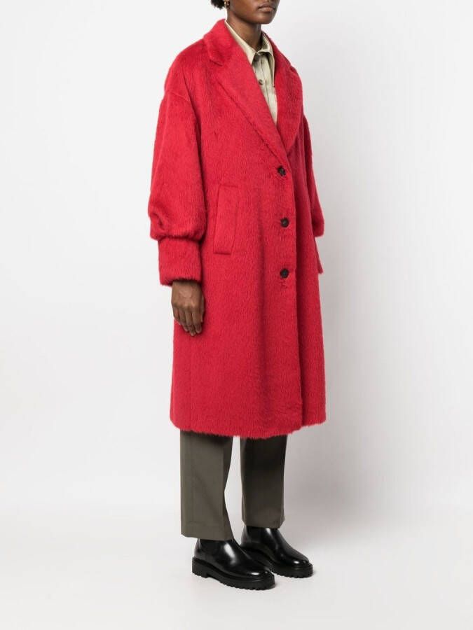Hevo Jas met enkele rij knopen Rood