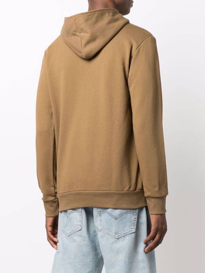 Hide&Jack Hoodie met logoprint Bruin