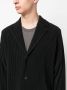 Homme Plissé Issey Miyake Mantel met enkele rij knopen Zwart - Thumbnail 5