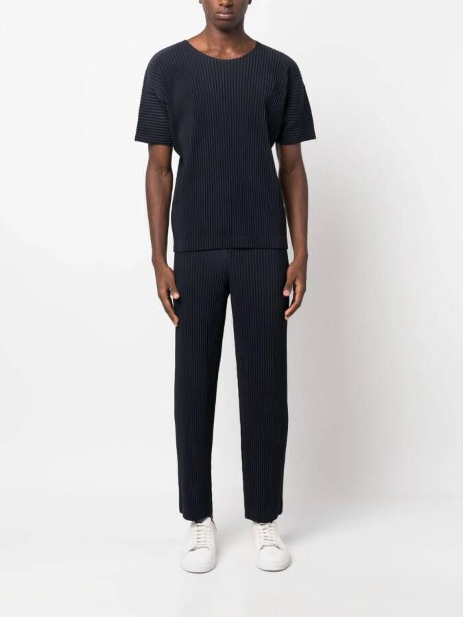 Homme Plissé Issey Miyake Straight plooibroek Blauw
