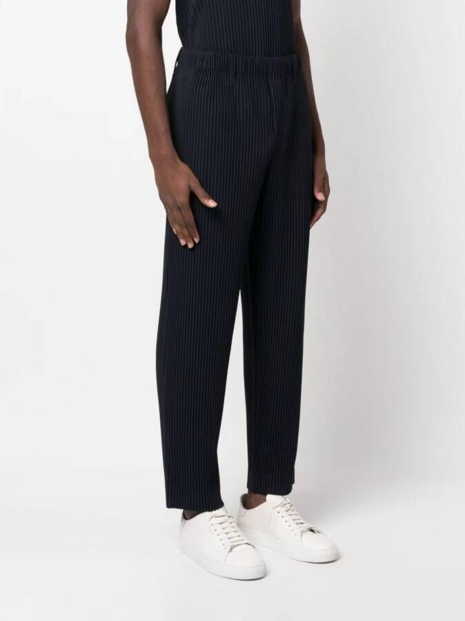 Homme Plissé Issey Miyake Straight plooibroek Blauw