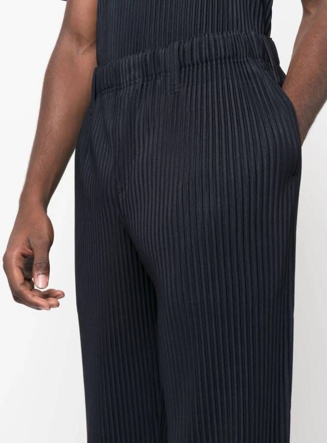 Homme Plissé Issey Miyake Straight plooibroek Blauw