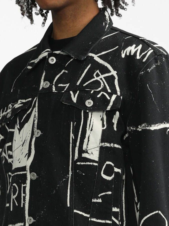 Honey Fucking Dijon Bomberjack met grafische print Zwart
