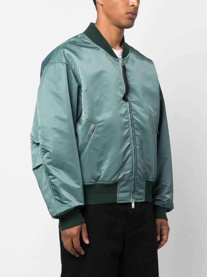 Honey Fucking Dijon Bomberjack met logoprint Groen