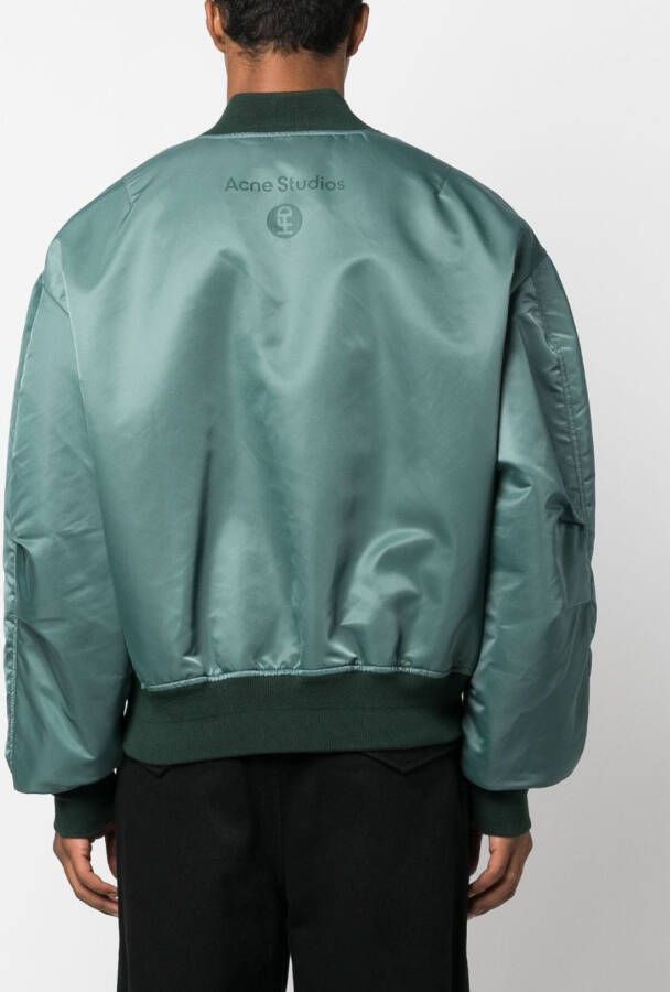 Honey Fucking Dijon Bomberjack met logoprint Groen
