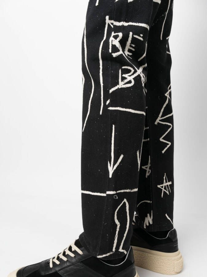Honey Fucking Dijon Straight broek Zwart