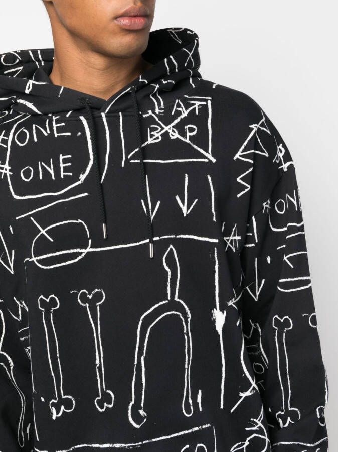 Honey Fucking Dijon Hoodie met print Zwart