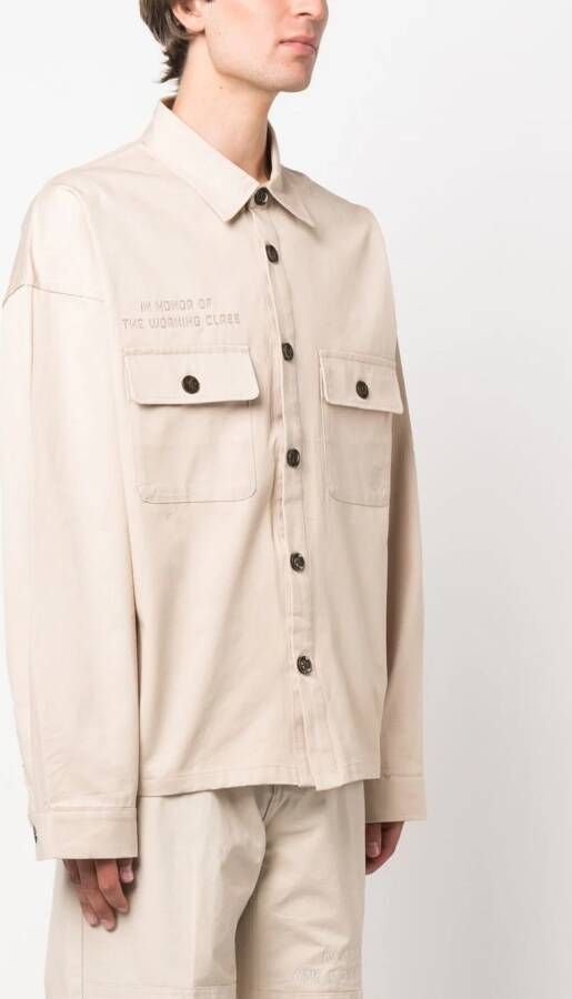 Honor The Gift Overhemd met lange mouwen Beige