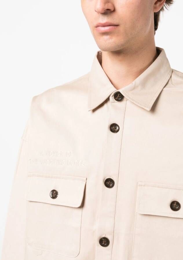 Honor The Gift Overhemd met lange mouwen Beige