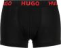 HUGO Drie boxershorts met logoband Zwart - Thumbnail 2