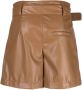 HUGO high-waisted faux-leather shorts Bruin - Thumbnail 2