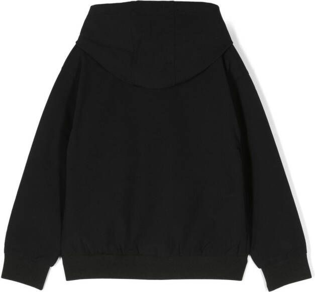 HUGO KIDS Hoodie met logoprint Zwart