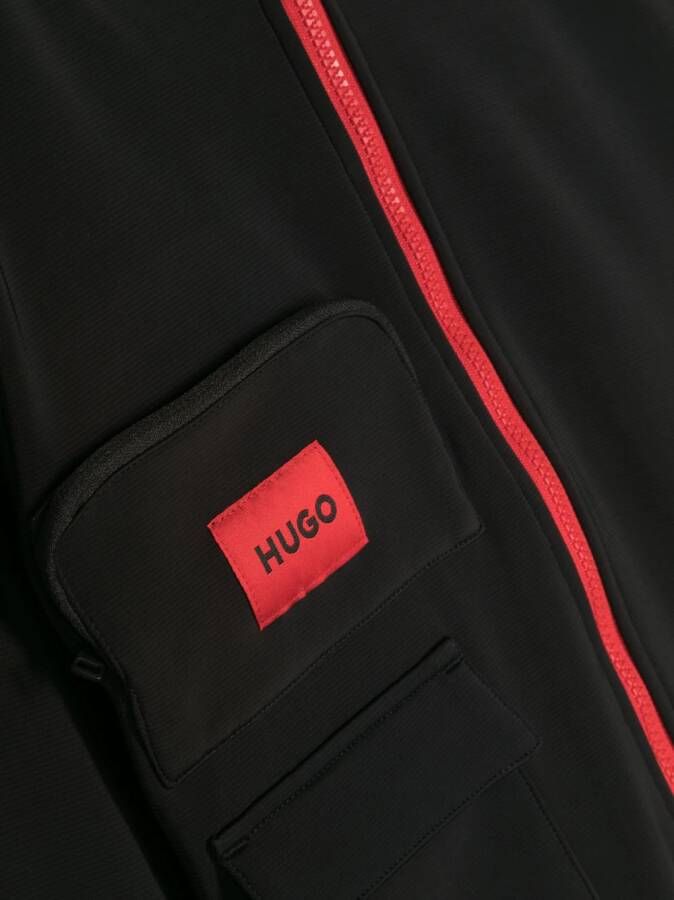 HUGO KIDS Jack met capuchon Zwart