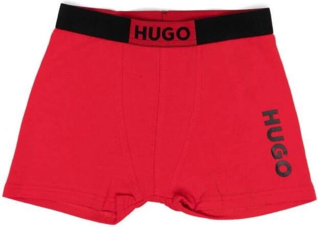 HUGO KIDS Twee boxershorts Rood