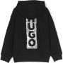 HUGO KIDS Hoodie met contrasterende logoprint Zwart - Thumbnail 2