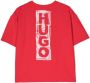 HUGO KIDS T-shirt met logoprint Rood - Thumbnail 2
