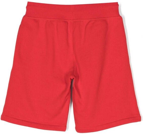 HUGO KIDS Shorts met logopatch Rood