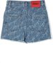 HUGO KIDS Spijkershorts met logoprint Blauw - Thumbnail 2