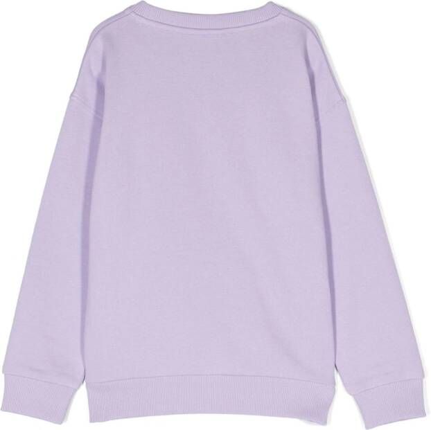 HUGO KIDS Sweater met logoprint Paars