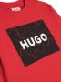 HUGO KIDS T-shirt met logoprint Rood - Thumbnail 3