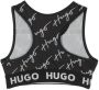 HUGO KIDS Top met logoprint Zwart - Thumbnail 2