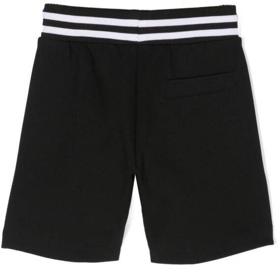 HUGO KIDS Trainingsshorts met logoprint Zwart