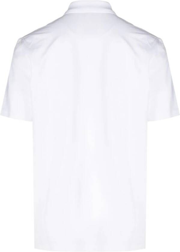 HUGO Overhemd met halve rits Wit