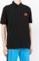HUGO Poloshirt met logopatch Zwart - Thumbnail 3