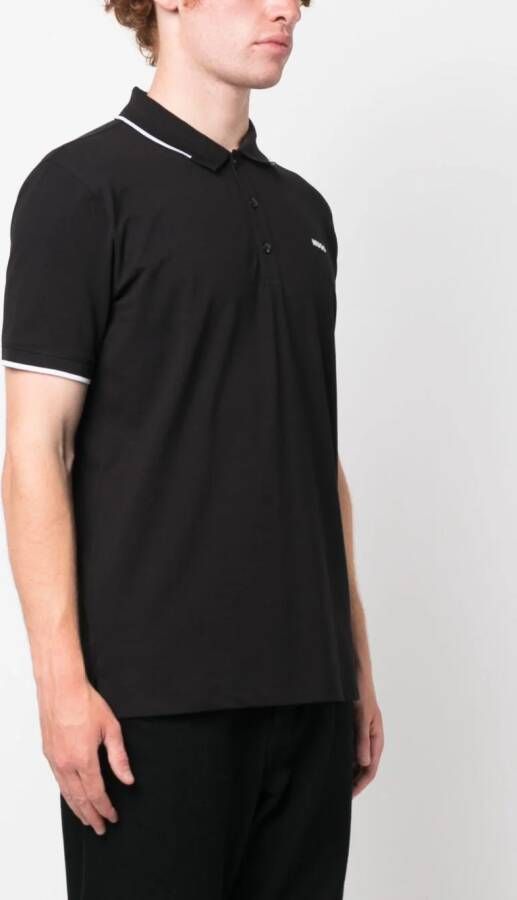 HUGO Poloshirt met logoprint Zwart