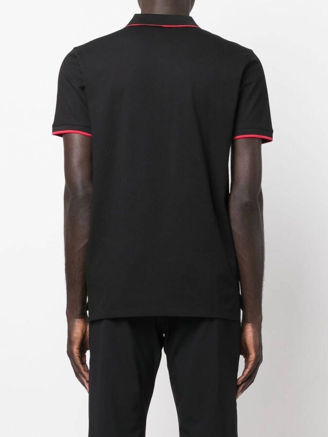 HUGO Poloshirt met logoprint Zwart