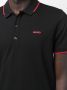HUGO Poloshirt met logoprint Zwart - Thumbnail 4