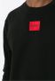 HUGO Sweater met logopatch Zwart - Thumbnail 5