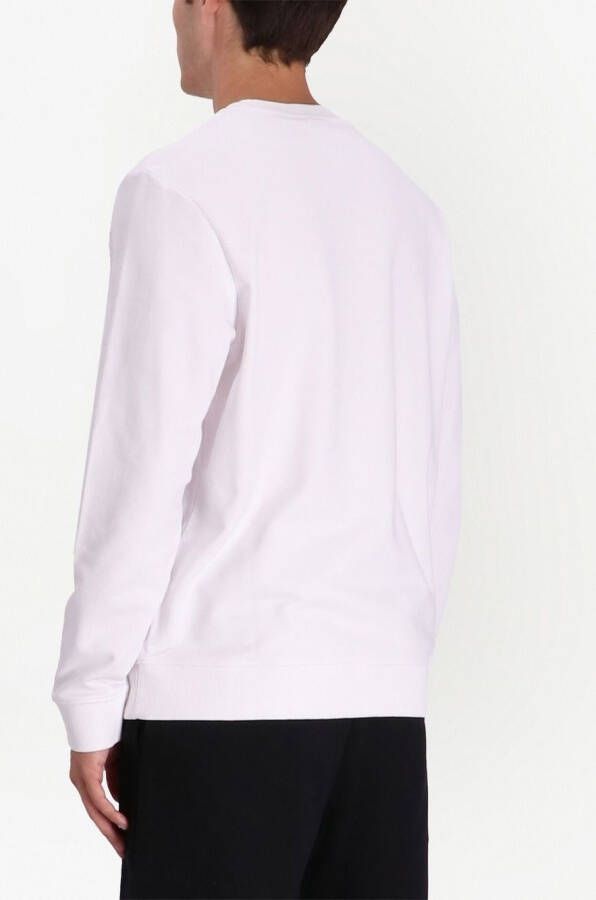 HUGO Sweater met logoprint Wit