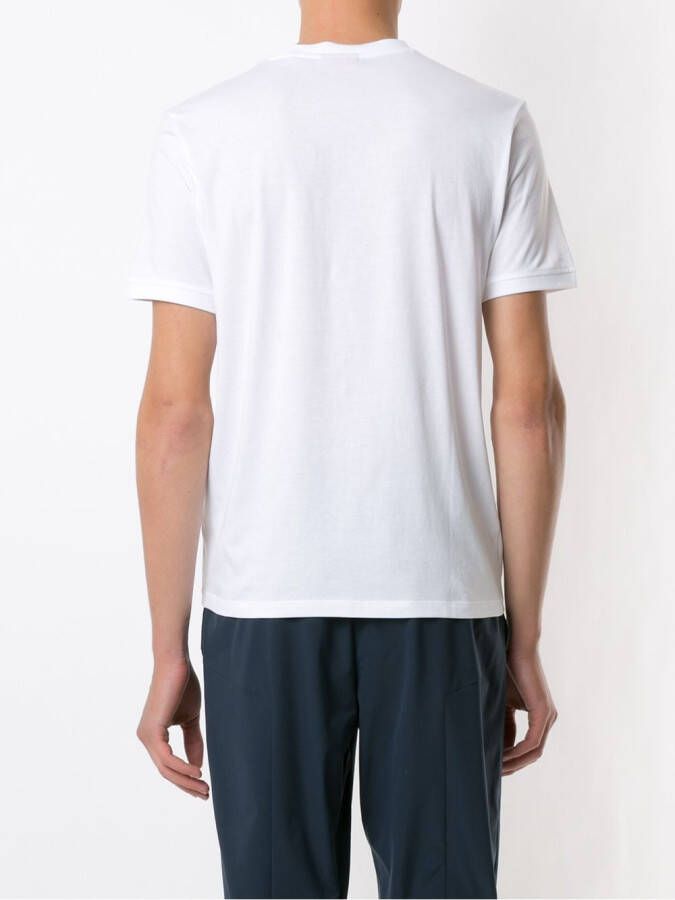HUGO T-shirt met logopatch Wit