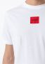 HUGO T-shirt met logopatch Wit - Thumbnail 5