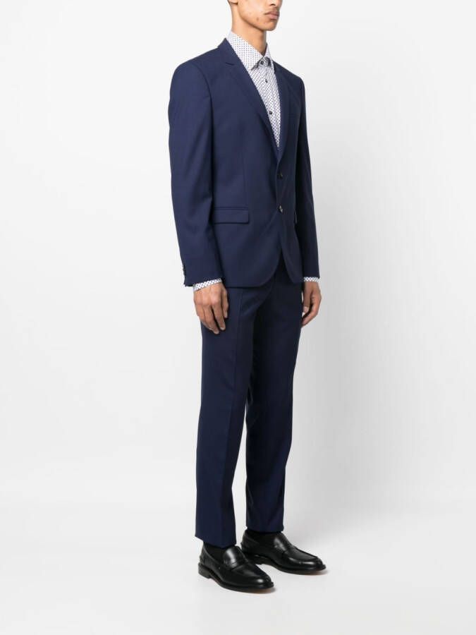 HUGO Wollen pak Blauw